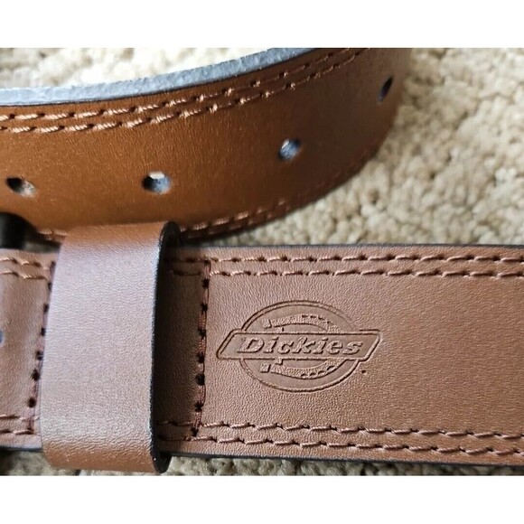 Dickies Brown Leather Belt NWT SZ 46 - Picture 2 of 6